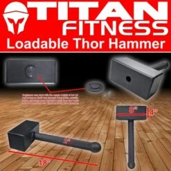 Titan Loadable Thor Hammer 5 Titan Loadable Thor Hammer -Fitness Equip Promotion Store 05a5cf06982ba7892ed2a6d38fe832d6 5d0a754fa4159 600x600 1