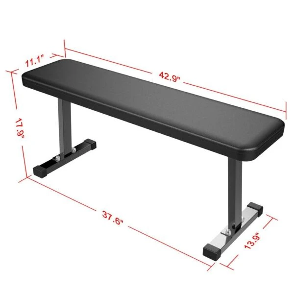 Yaheetech Utility Flat Weight Bench Yaheetech Utility Flat Weight Bench -Fitness Equip Promotion Store 2f4fe03d77724a7217006e5d16728874 5d0a757831fc3 600x600 1