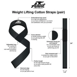 Anvil Fitness Lifting Straps -Fitness Equip Promotion Store 6be93f7a96fed60c477d30ae1de032fd 5d0a75791d717 600x600 1