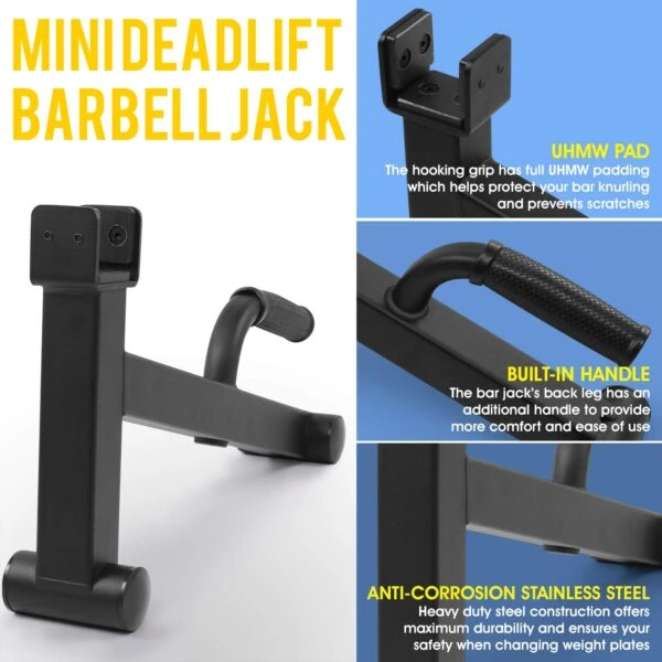 Yes4All Mini Deadlift Barbell Jack Yes4All Mini Deadlift Barbell Jack -Fitness Equip Promotion Store 88a839f2f6f1427879fc33ee4acf4f66 5d0a7557c4d81 600x600 1
