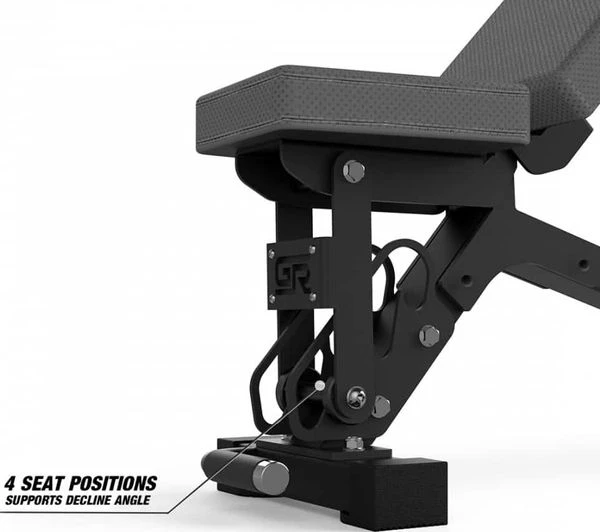 Get RX’d FIDAB-2 Adjustable Bench Get RX’d FIDAB-2 Adjustable Bench -Fitness Equip Promotion Store Get Rxd FIDAB 2 Adjustable Bench four seat positions crop