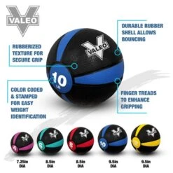 Valeo Rubber Medicine Balls 5 Valeo Rubber Medicine Balls -Fitness Equip Promotion Store b20bb95ab626d93fd976af958fbc61ba 5d0a750e6f056 600x600 1