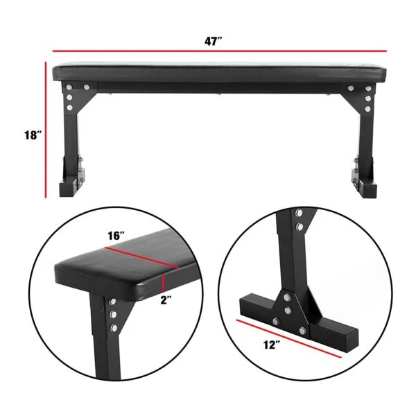 CAP Barbell Flat Utility Weight Bench CAP Barbell Flat Utility Weight Bench -Fitness Equip Promotion Store b427426b8acd2c2e53827970f2c2f526 5d0a7577590f0 600x600 1