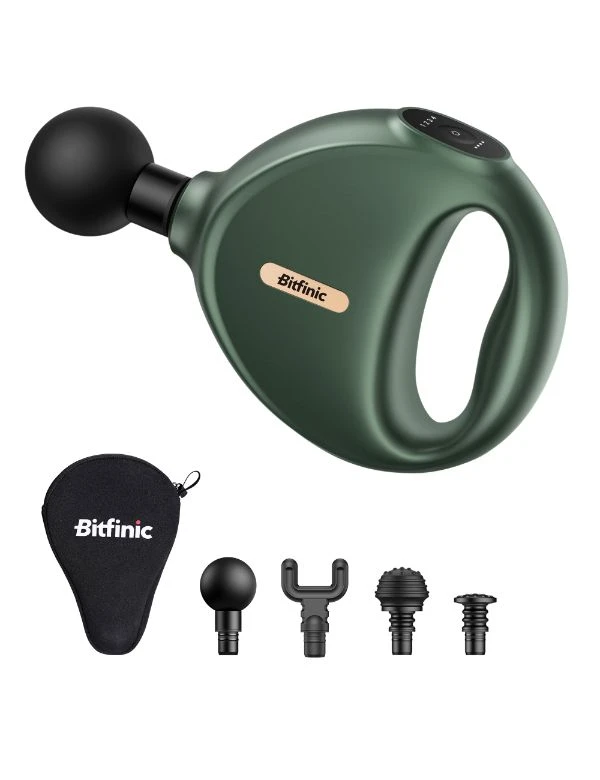Bitfinic Mini Massage Gun Bitfinic Mini Massage Gun -Fitness Equip Promotion Store bitfinic mini massage gun green