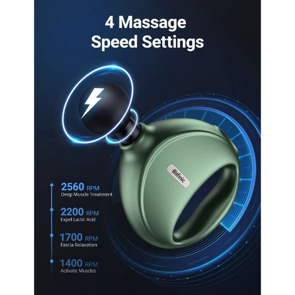 Bitfinic Mini Massage Gun Bitfinic Mini Massage Gun -Fitness Equip Promotion Store bitfinic mini massage gun speed levels